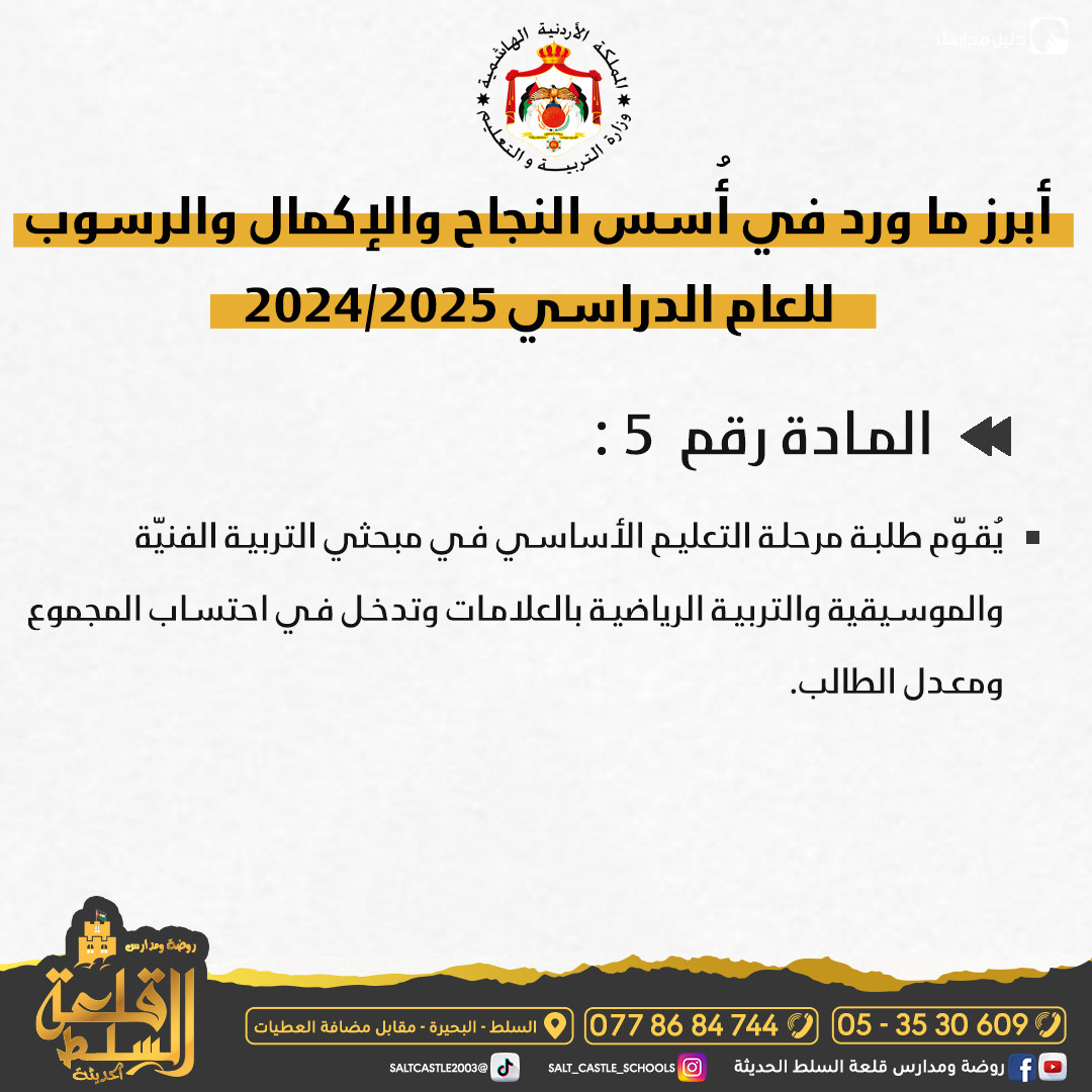 روضة و مدرسة قلعة السلط slide 9
