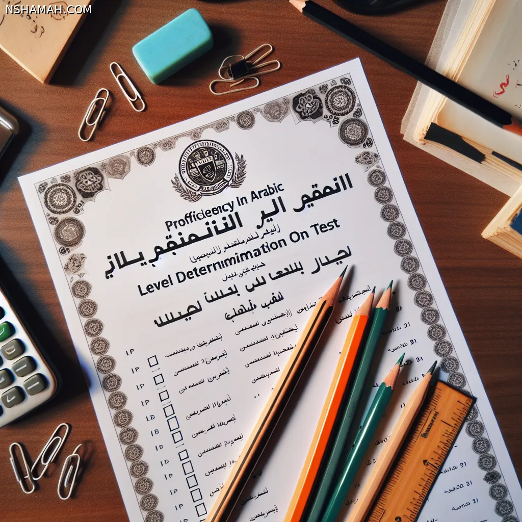 إتقان العربية: اختبار تحديد المستوى للجامعة الهاشمية