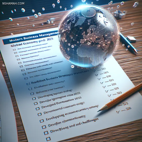 امتحان «إدارة الأعمال الحديثة والاقتصاد العالمي 2025: التوجهات والتحديات»