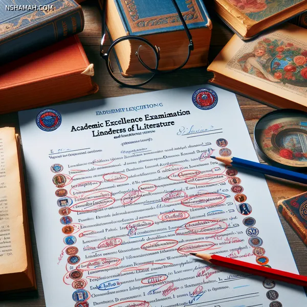 امتحان تميز أكاديمي: فنون اللغات وعجائب الأدب