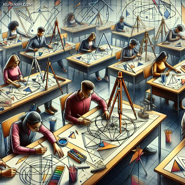 التحدي الأكاديمي في الرسم الهندسي: محاور الإبداع والإتقان