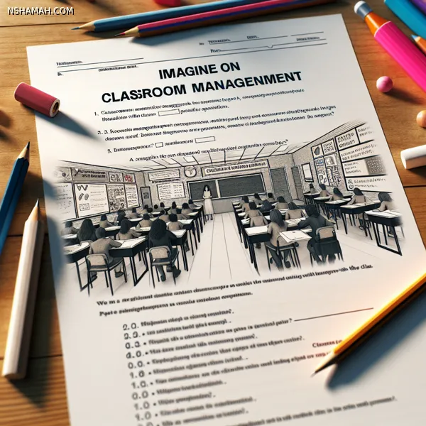 امتحان مهم حول إدارة الصف المدرسي: استراتيجيات وتقنيات التفاعل الفعال داخل الفصل