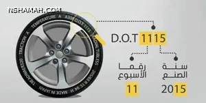 طريقة بسيطة لمعرفة تاريخ صنع إطارات سيارتك