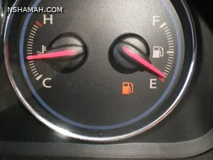 نتائج القيادة بالربع الأخير من خزان الوقود